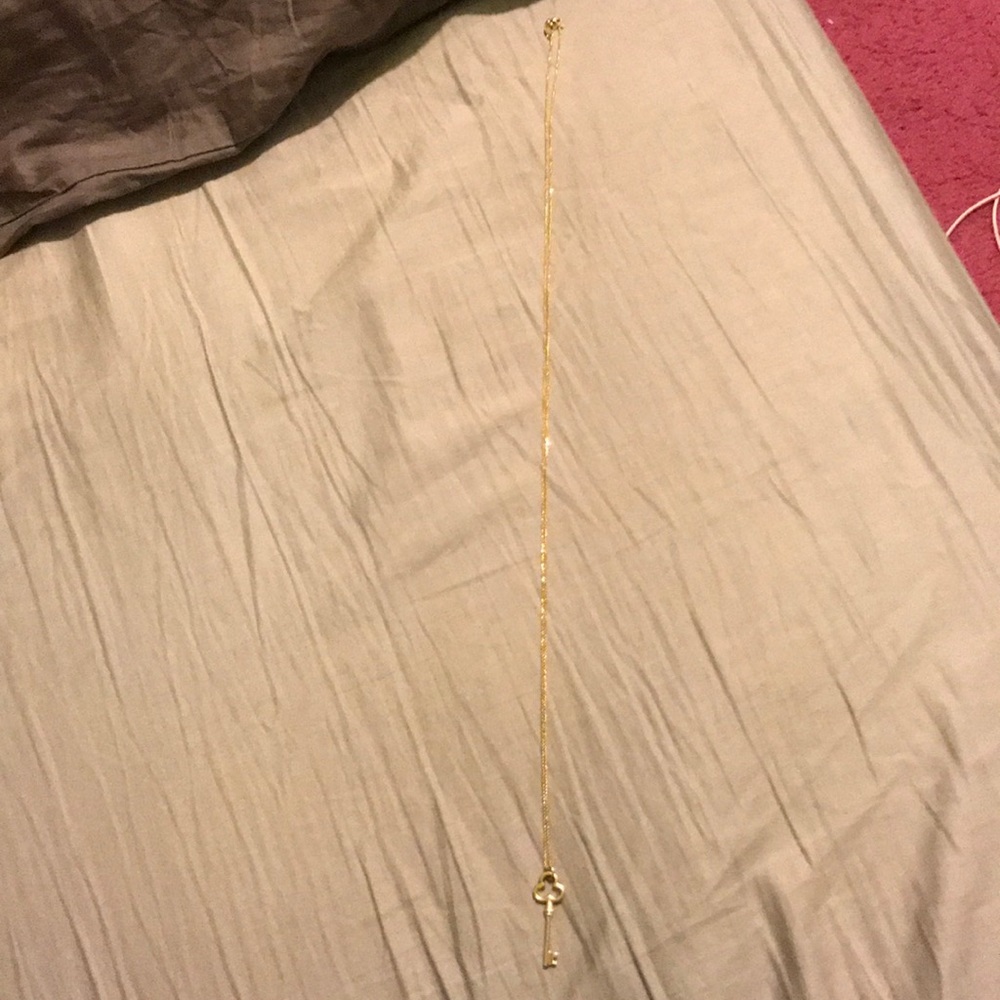 SALE 🏷 Gold Plated Key Necklace Made in Italy - Picture 3 of 3